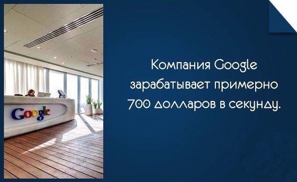 700 долларов в секунду)) - Google, Деньги