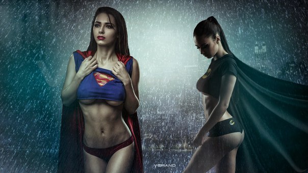 Which side will you take?) - NSFW, Helga, Superman, Batman, Batman v superman