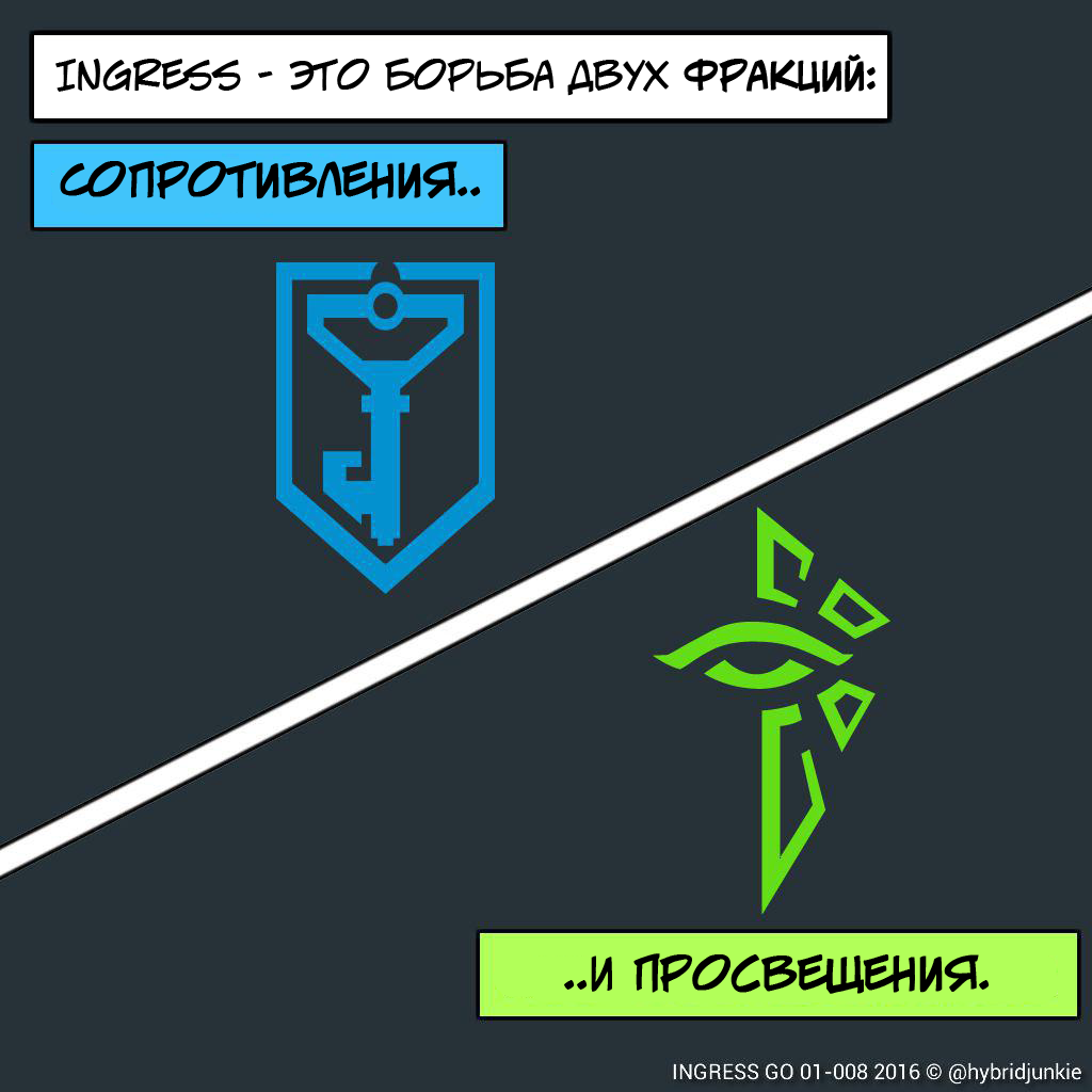 Ingress GO Chapter 1 - Russian Version - Ingress, Ingress GO, Comics, Translation, Longpost