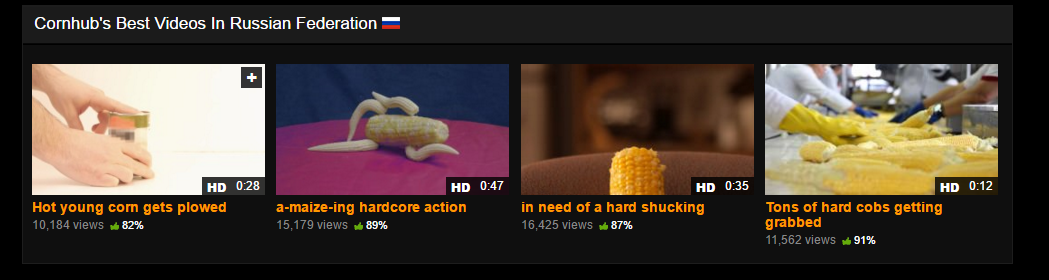 Happy April 1st from the hottest site))) - NSFW, Pornhub, Cornhub, April 1, Humor, 