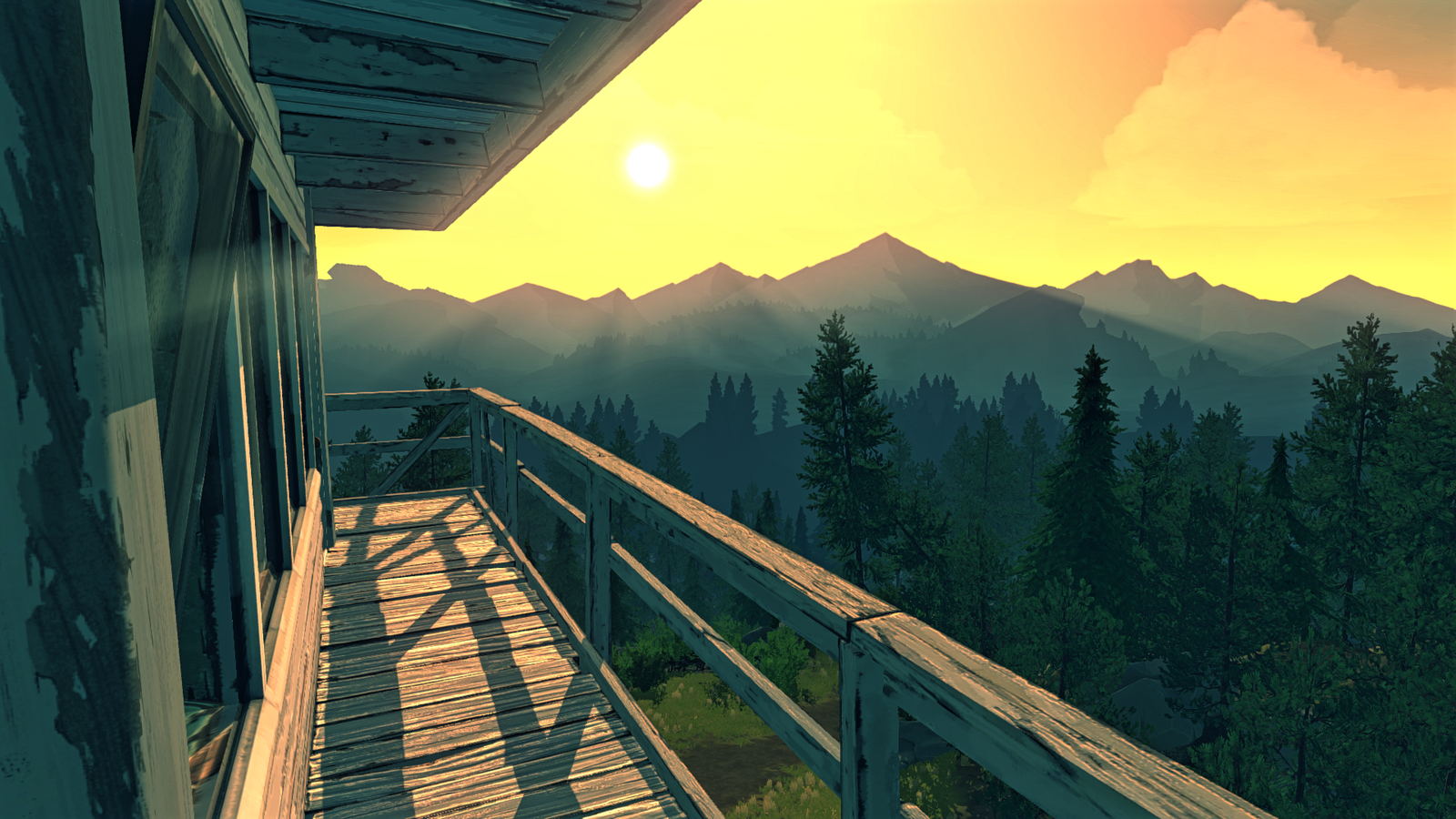 Пейзажи игры FIREWATCH | Пикабу