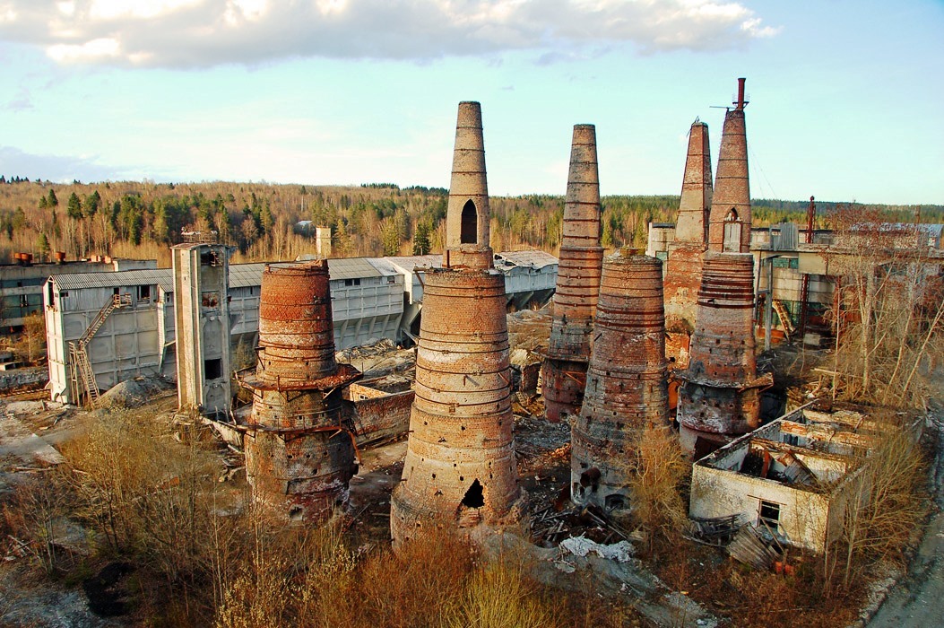 Ruins of old lime kilns. Ruskeala (Karelia) - My, Industry, Ruins, Nature, Longpost, Shock, Interesting