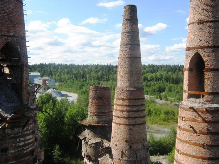 Ruins of old lime kilns. Ruskeala (Karelia) - My, Industry, Ruins, Nature, Longpost, Shock, Interesting