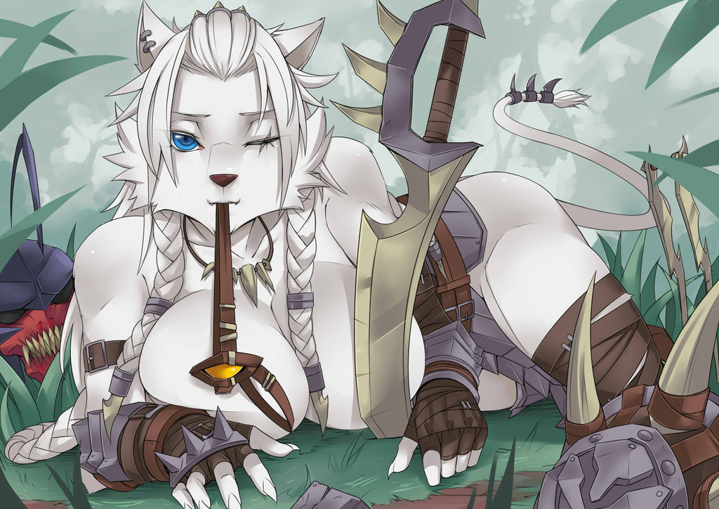 Attack when ready. - NSFW, , League of legends, LOL, Rule 63, Furry