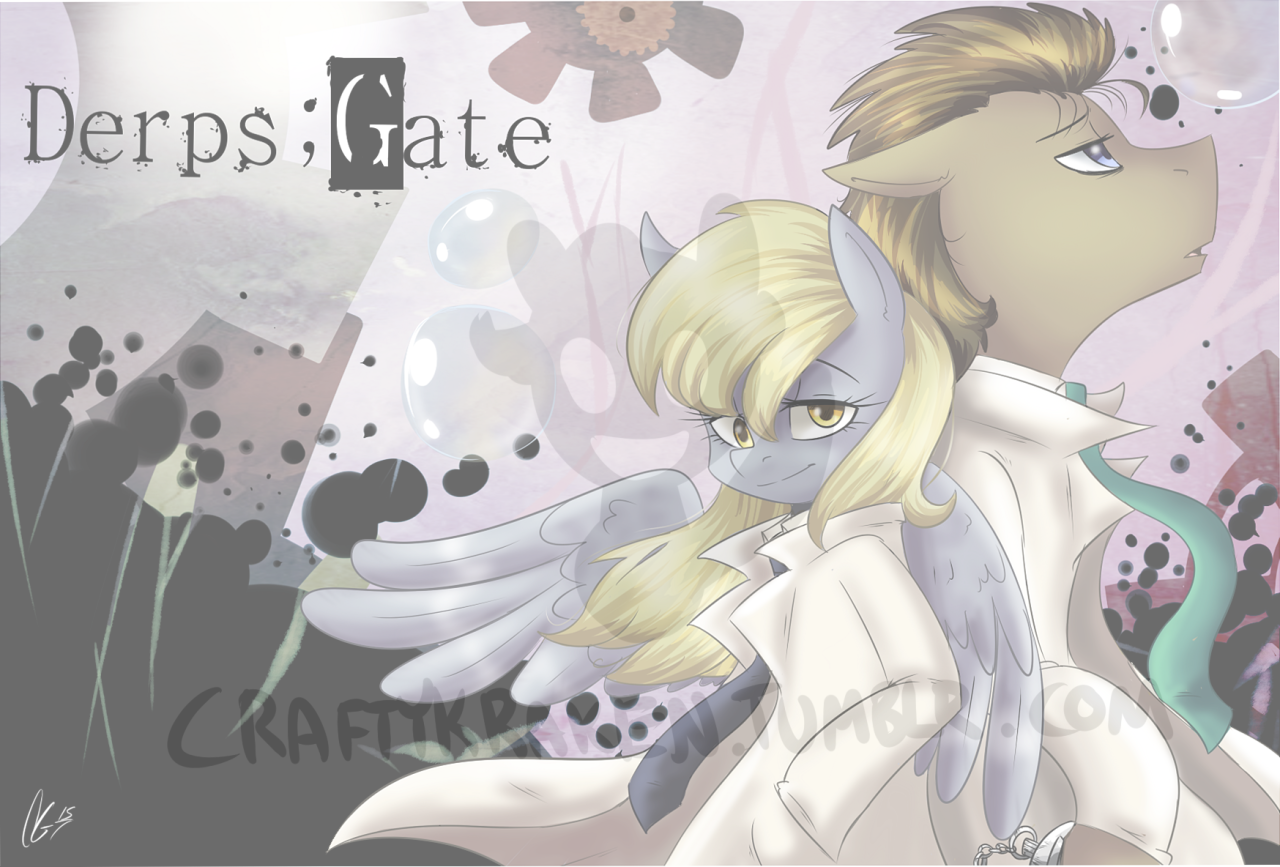 Derps;Gate - Steins gate, My little pony, Derpy hooves, Doctor Whooves, Ponification, Anime