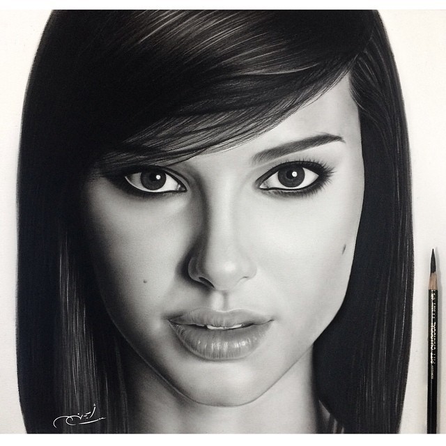 Photorealistic portraits drawn with a simple pencil. Written by Ayman Fahmy. - Drawing, Pencil, Celebrities, Longpost