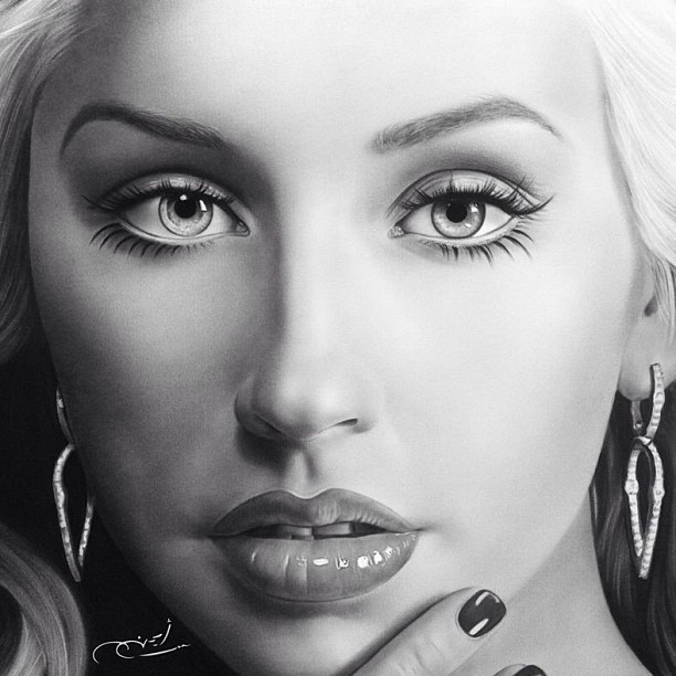 Photorealistic portraits drawn with a simple pencil. Written by Ayman Fahmy. - Drawing, Pencil, Celebrities, Longpost