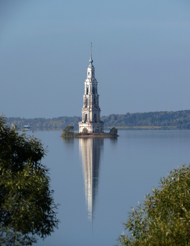 Колокольня в калязине до затопления фото