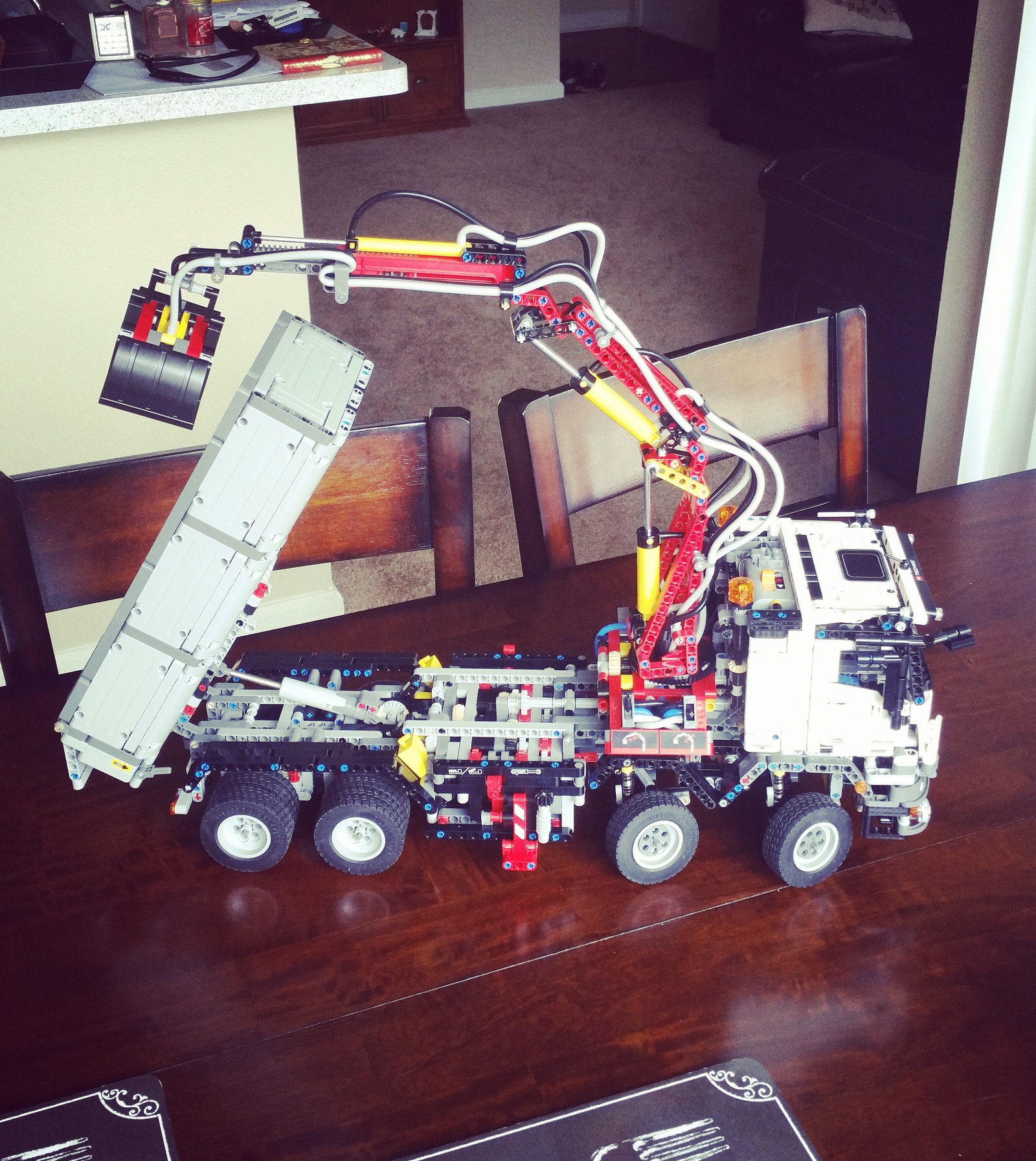 My best days - My, Lego technic, Dad, Lego, I collected it myself, Longpost, Father, With your own hands