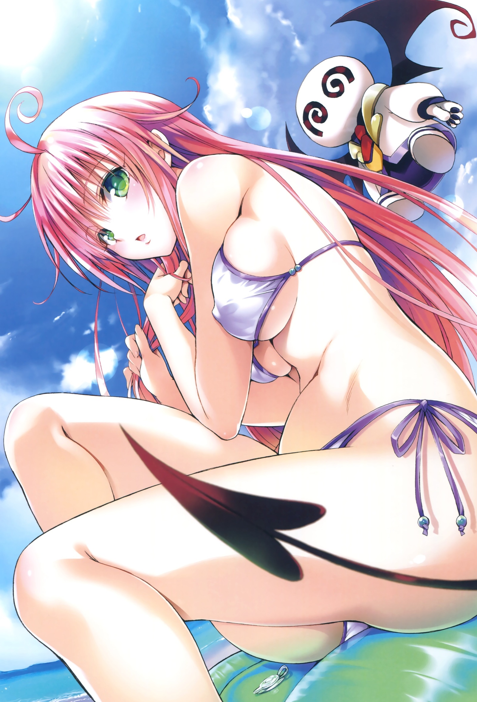 To love ru darkness art - NSFW, Аниме, Anime Art, Длиннопост, To love ru darkness, Lala satalin Deviluke, Golden darkness, Momo Velia Deviluke