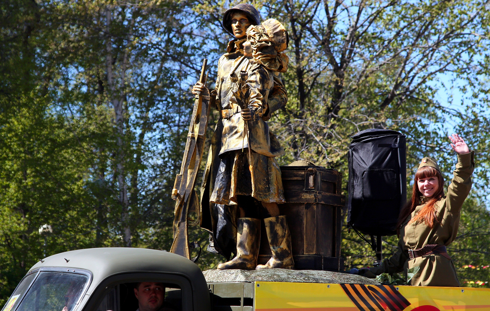 They are alive - My, Victory, Cosplay, Monument, Victory parade, May 9, Longpost