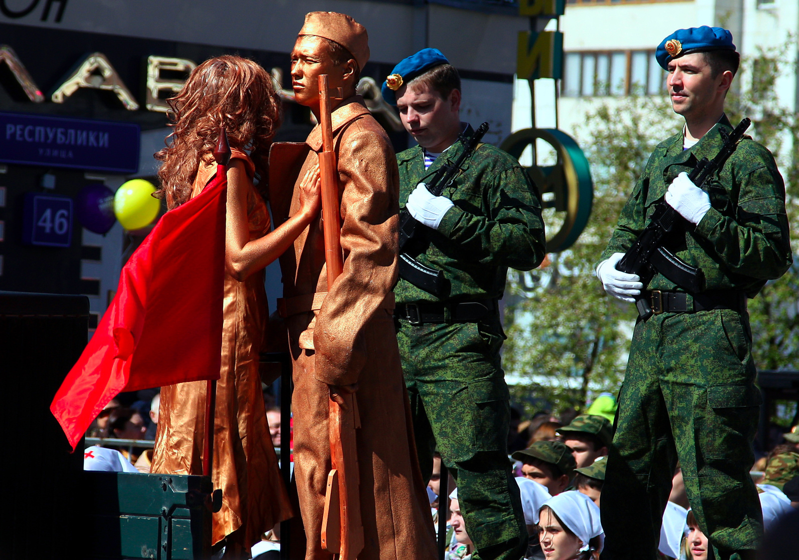 They are alive - My, Victory, Cosplay, Monument, Victory parade, May 9, Longpost