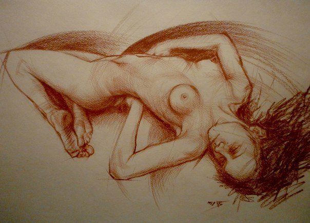 Drawings - NSFW, My, Drawing, Graphics, Pencil, Art, Creation, Portrait, Longpost