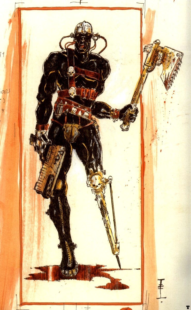 Warhammer Artists Part 1 - John Balanche. - Warhammer 40k, Warhammer, , , Inquisition, Longpost, John Blanche