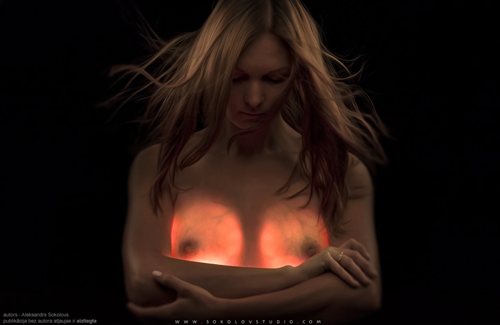 Breast experiments continue. - NSFW, Erotic, Breast, Photo, Light, Images, Longpost