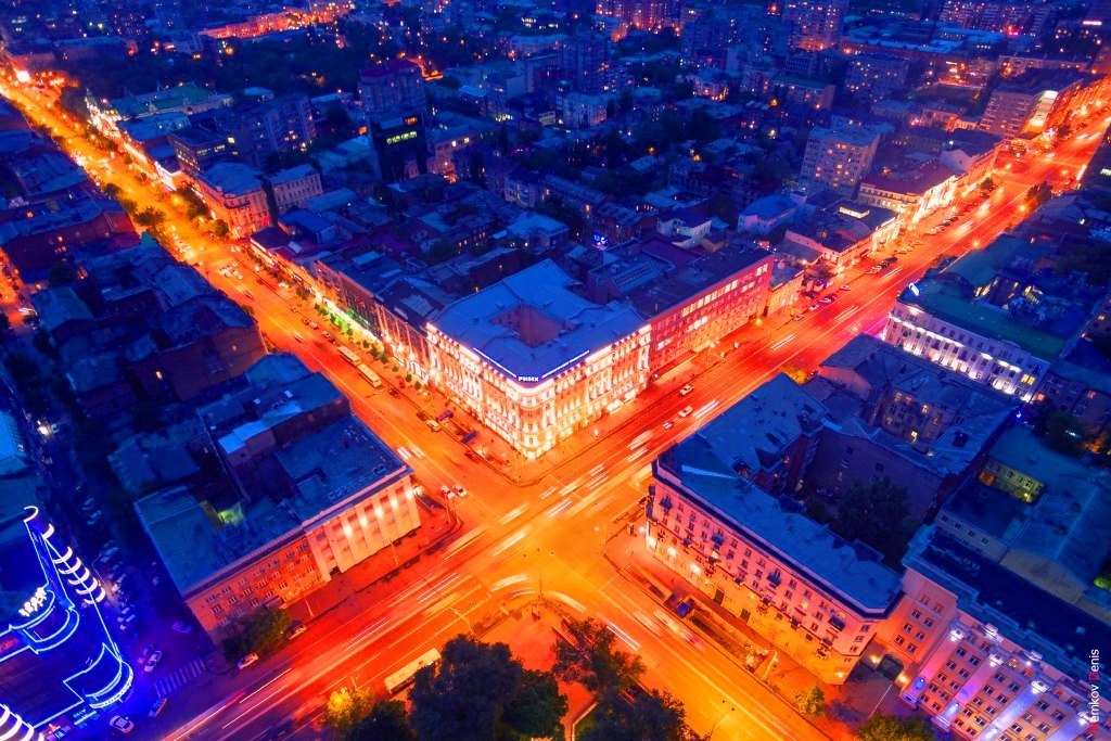 Alluring evening blue of Rostov-on-Don - RND, Rostov-on-Don, Evening, beauty