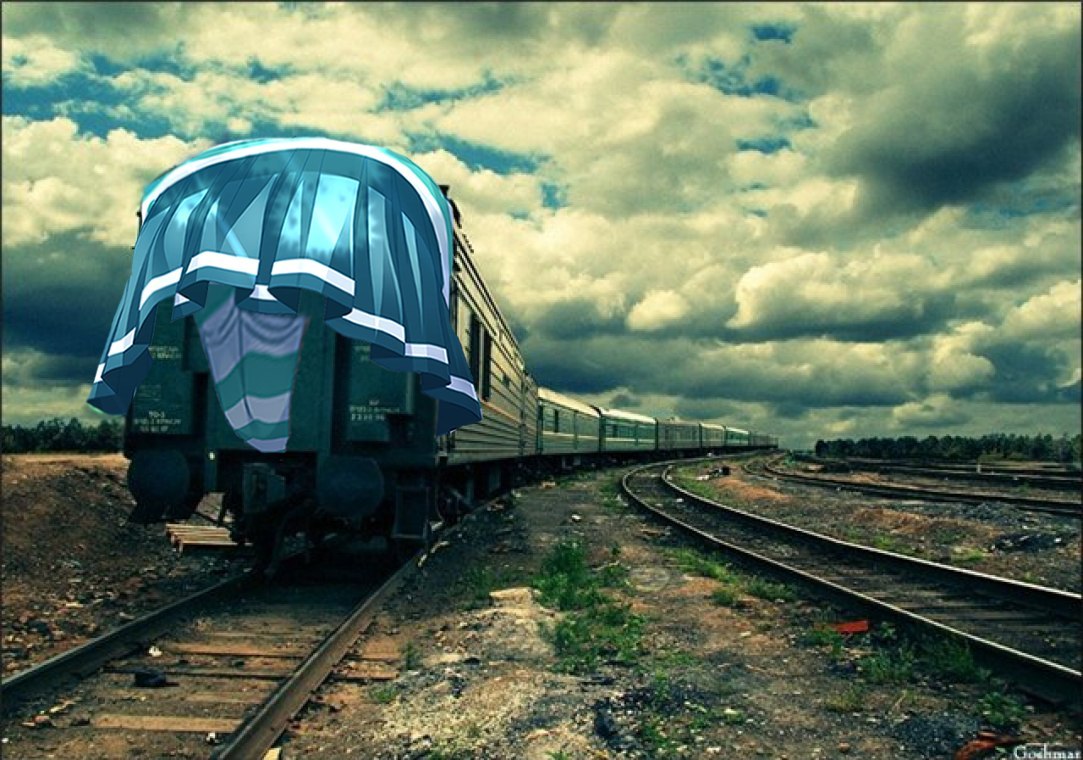 Sexy trains or a little drug addiction - NSFW, My, A train, Erotic, Addiction, Photoshop master