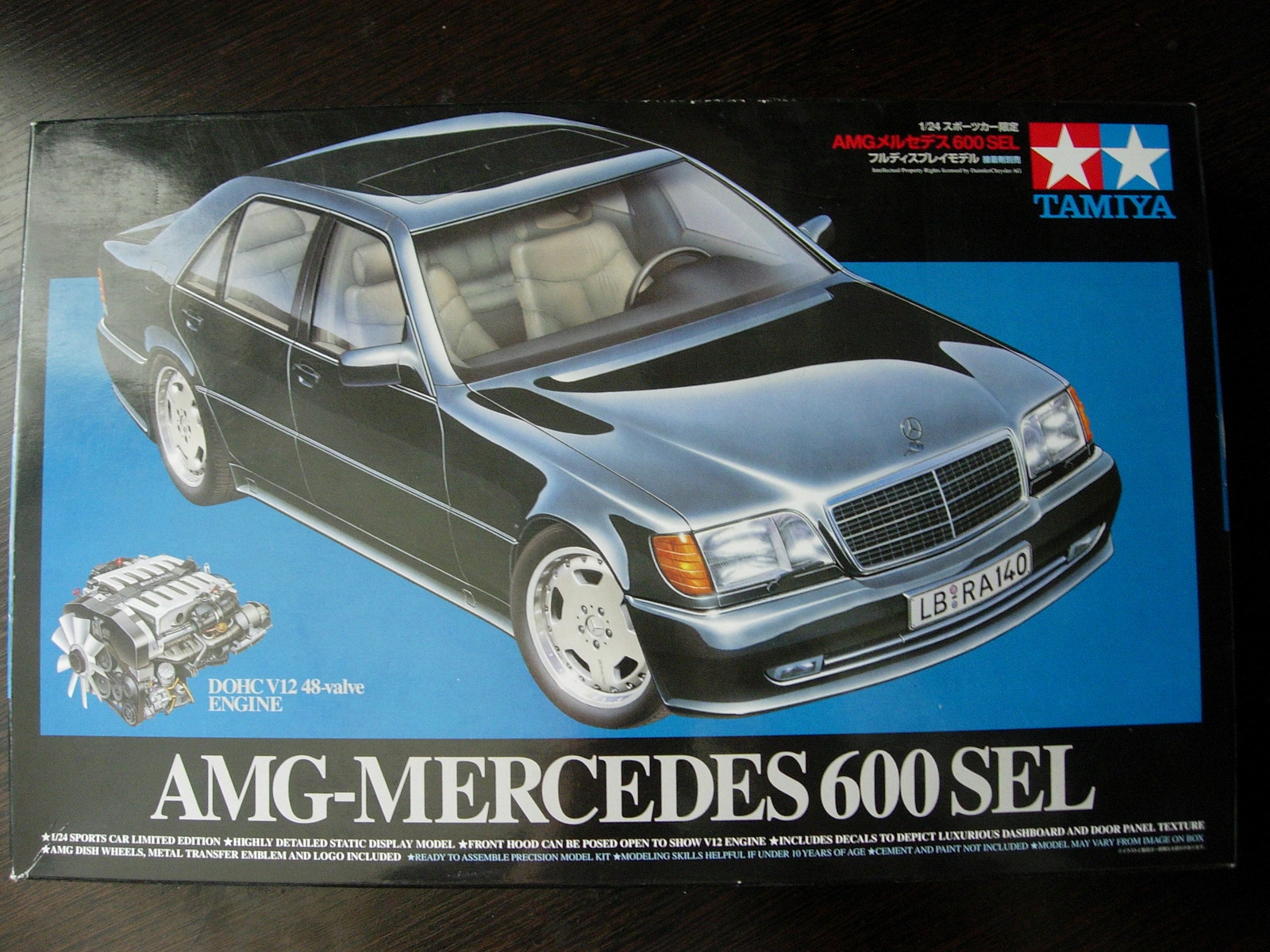 Моё хобби 1/24. Tamiya Mercedes-Benz w140 600sel amg | Пикабу