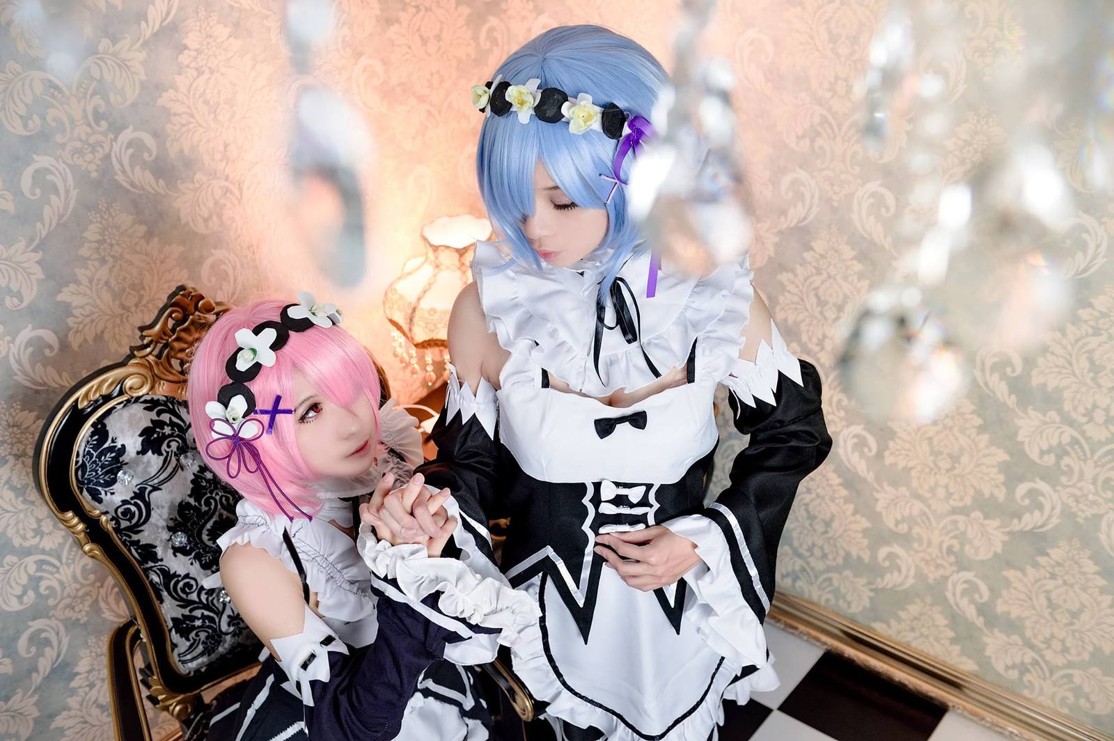 Косплей на Рам и Рем из Re:zero от Miffy и Ala | Пикабу