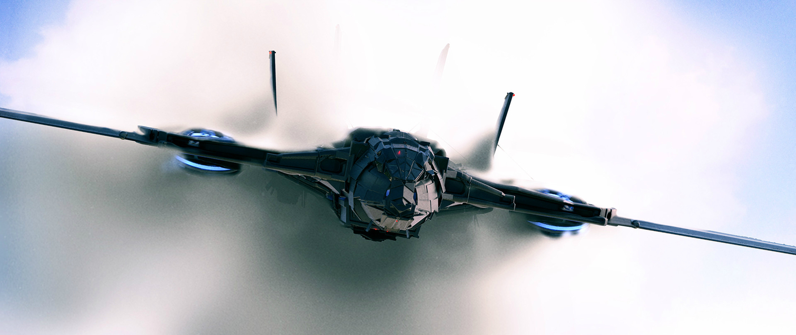 Proving ground. - Concept, Airplane, Digital 3D, Art, 3D