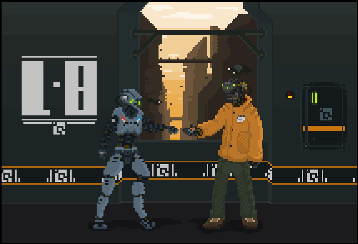 Pixel art Sci-fi | Пикабу