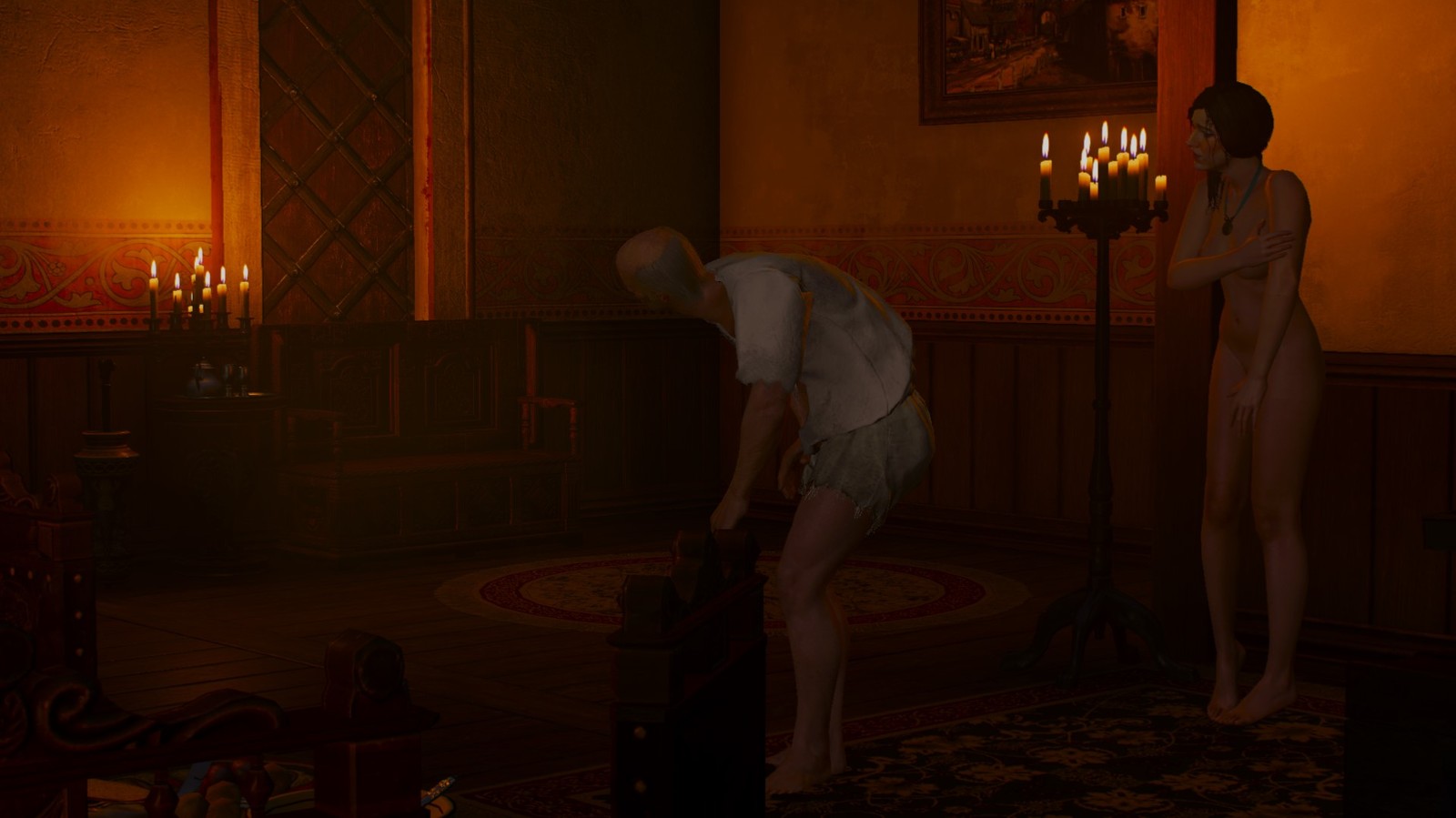 Awkward situation - NSFW, My, Geralt of Rivia, The Witcher 3: Wild Hunt, The Witcher 3: Blood and Wine, The Last Boy Scout, Spoiler