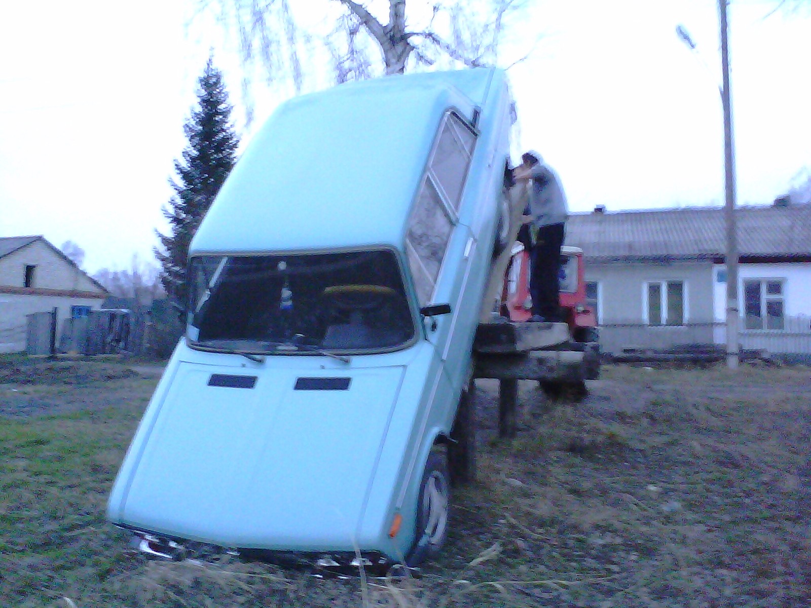 Neighbors fell off the overpass - My, Neighbours, Trestle, The fall