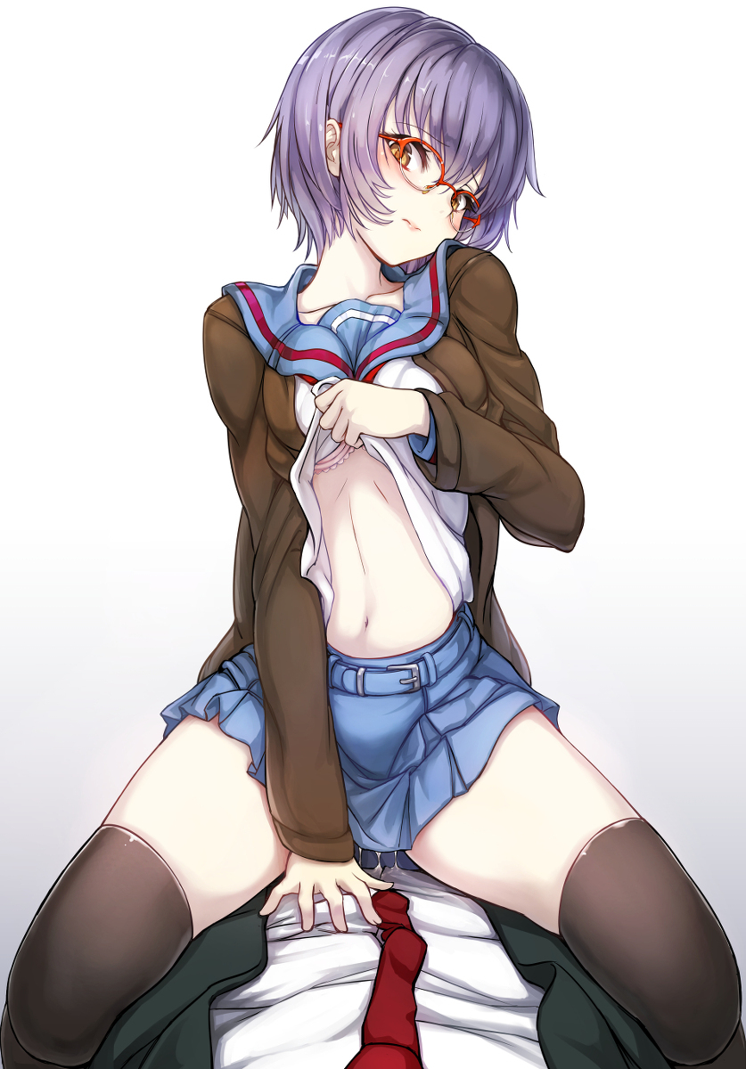 Anime Art №698 - NSFW, Anime, Anime art, Suzumiya Haruhi no Yuuutsu, , Nagato Yuki