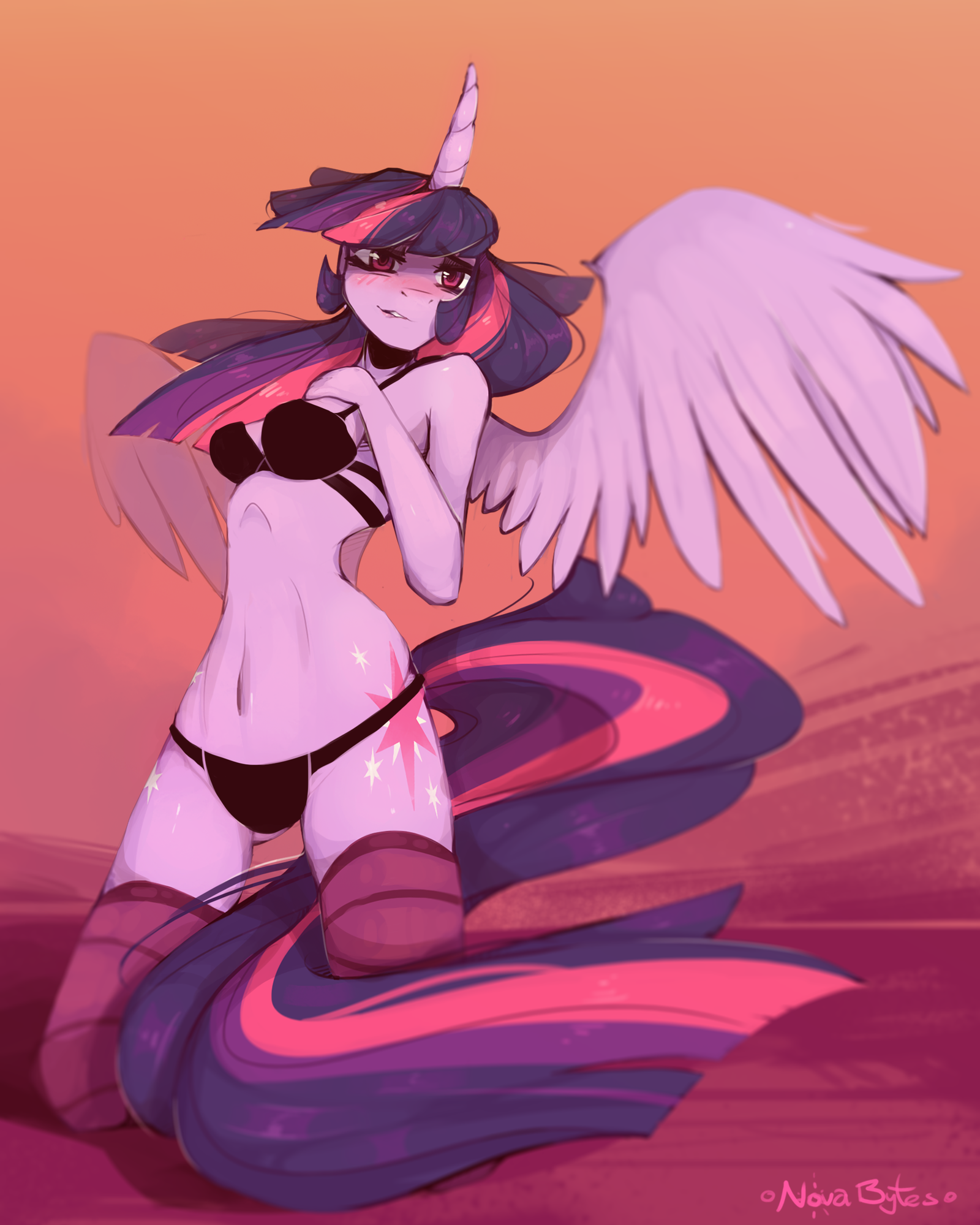 Твайка - MLP Suggestive, Twilight sparkle, My Little Pony, NSFW, Антро