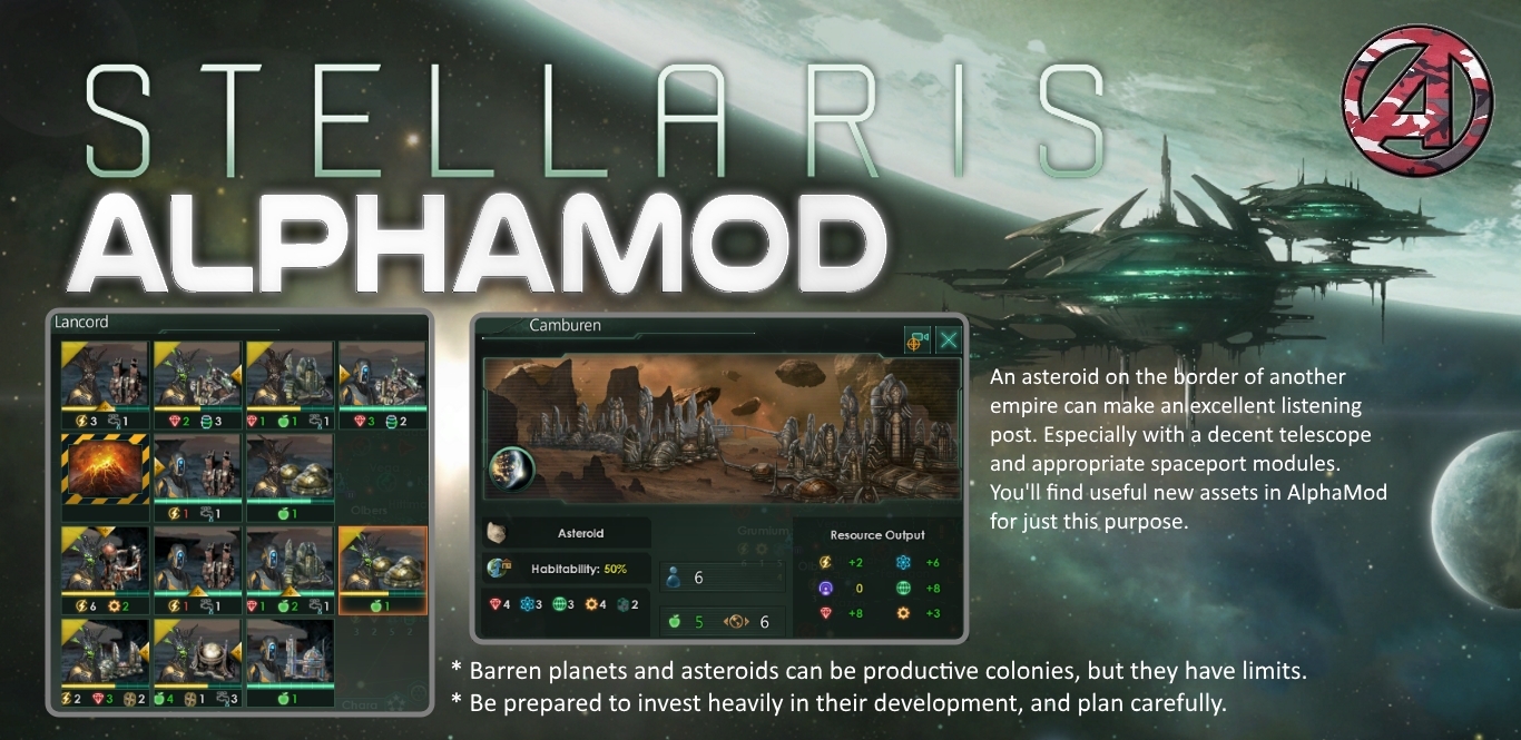 АЛЬФА-МОД - неофициальный большой аддон для Stellaris. | Пикабу