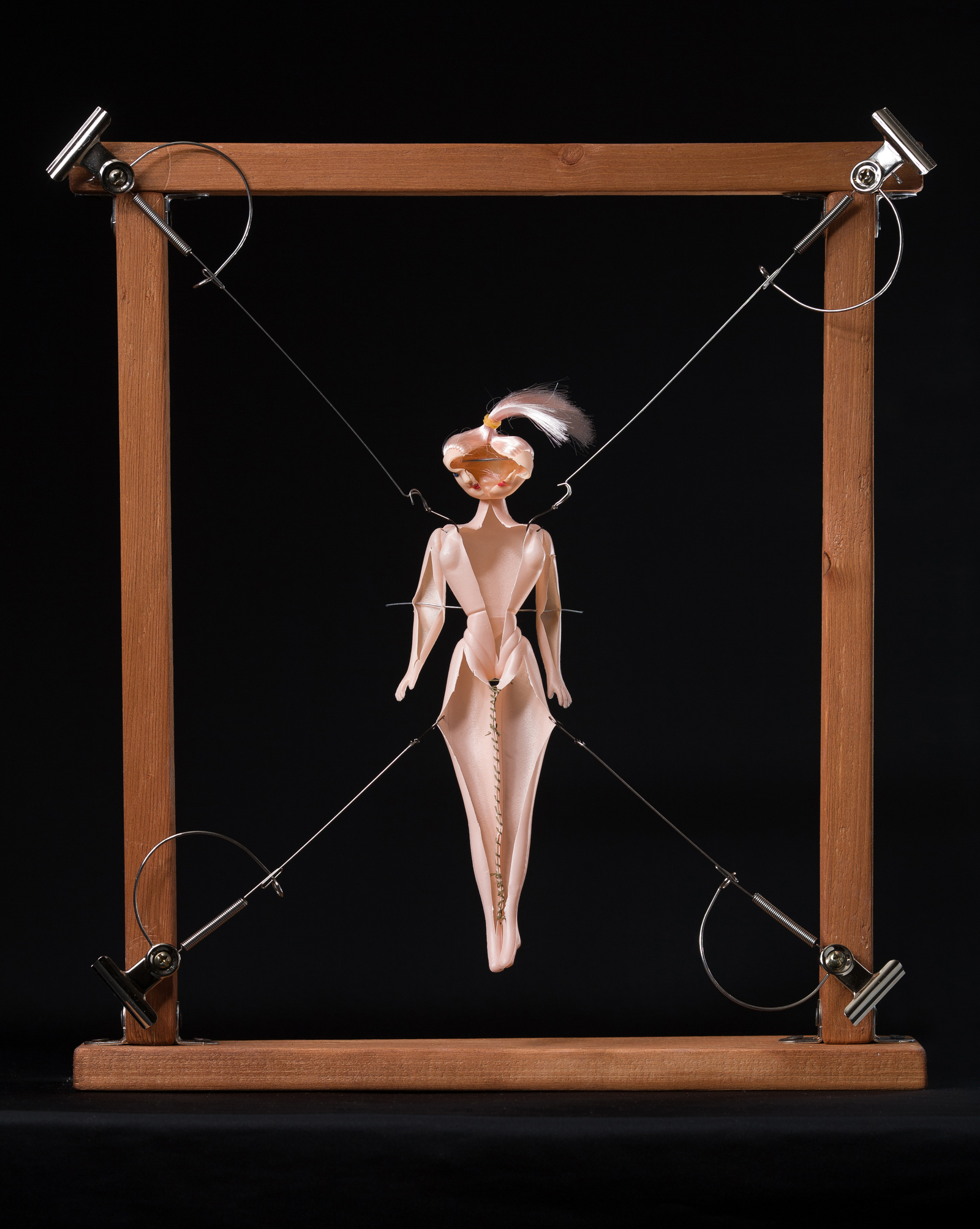 Art installations by artist Roger Singer - NSFW, My, Art, Horror, Doll, BDSM, , Longpost