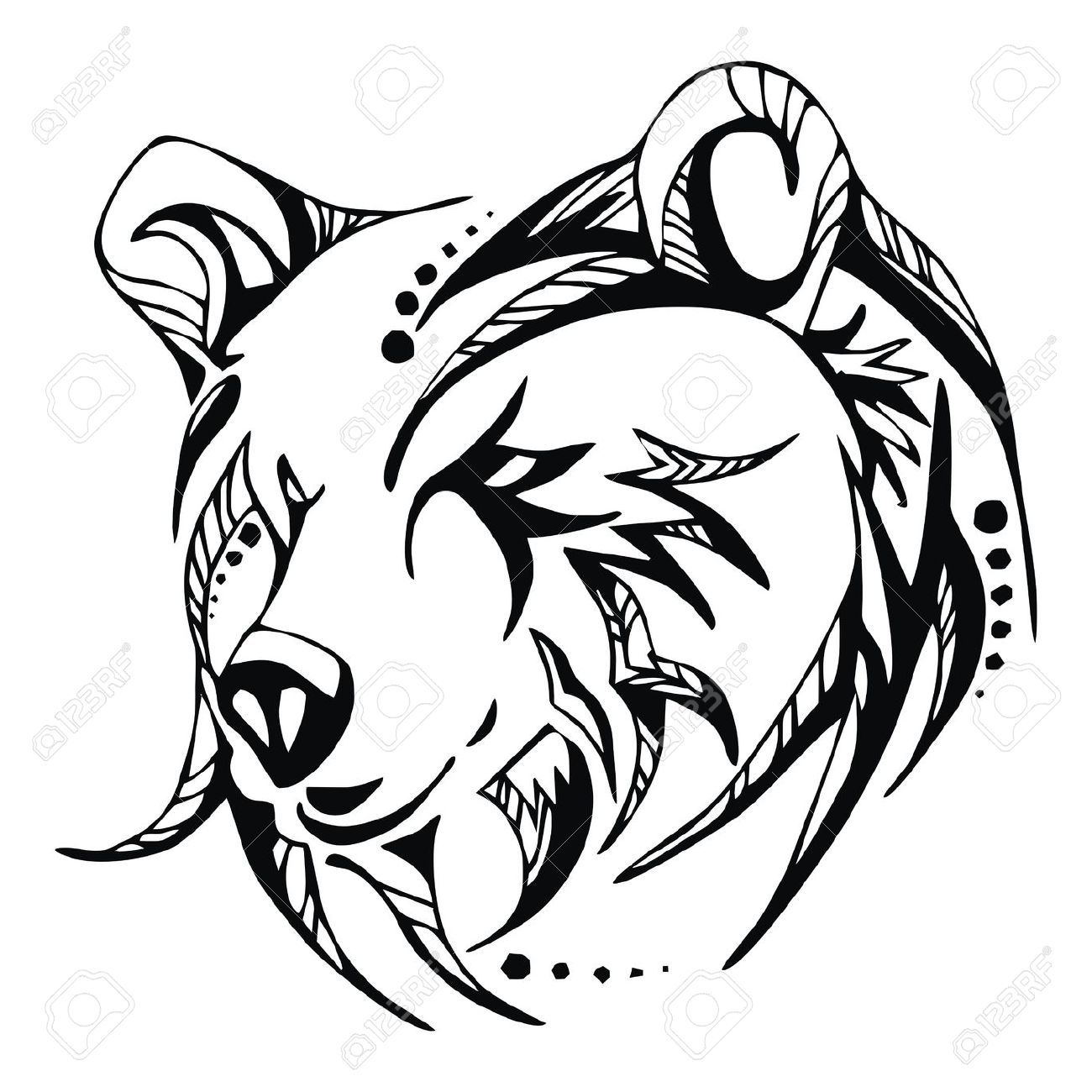 Татуировки медведь: значение и 101 фото и эскизов