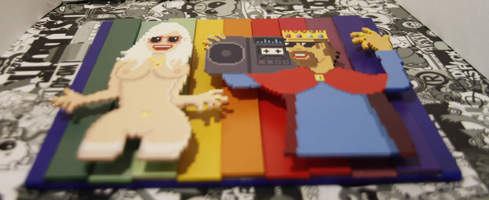 Party maker - NSFW, Diorama, 8 bit, Pixel Art, Longpost, GIF