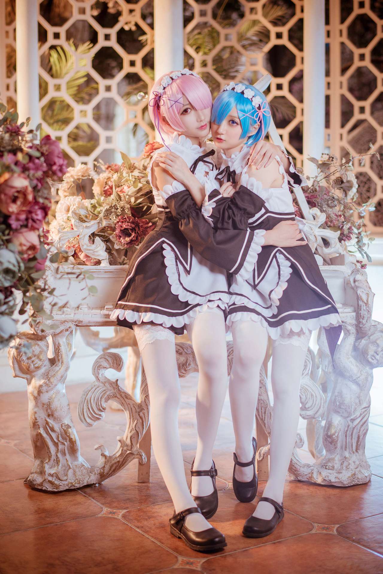 Ram and Rem - NSFW, Re: Zero Kara, Ram, Rem, , Cosplay, Longpost, Ram (Re: Zero Kara), Rem (Re: Zero Kara)