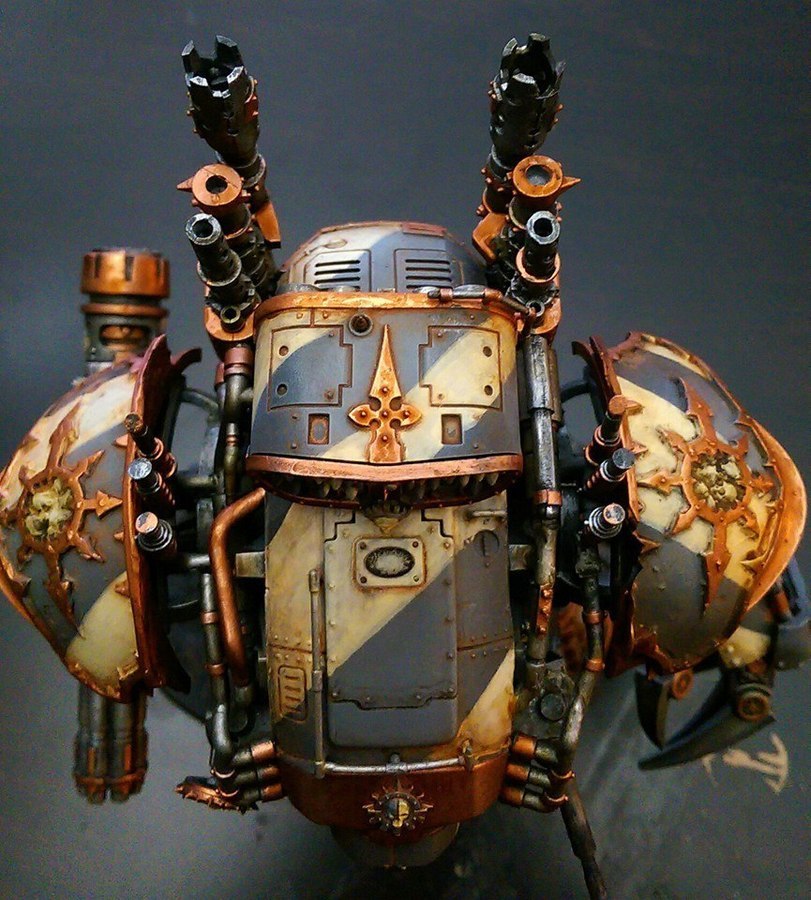 Knight of the Iron Warriors - Warhammer 40k, Warhammer chaos, Warhammer miniatures, Iron warriors, Longpost