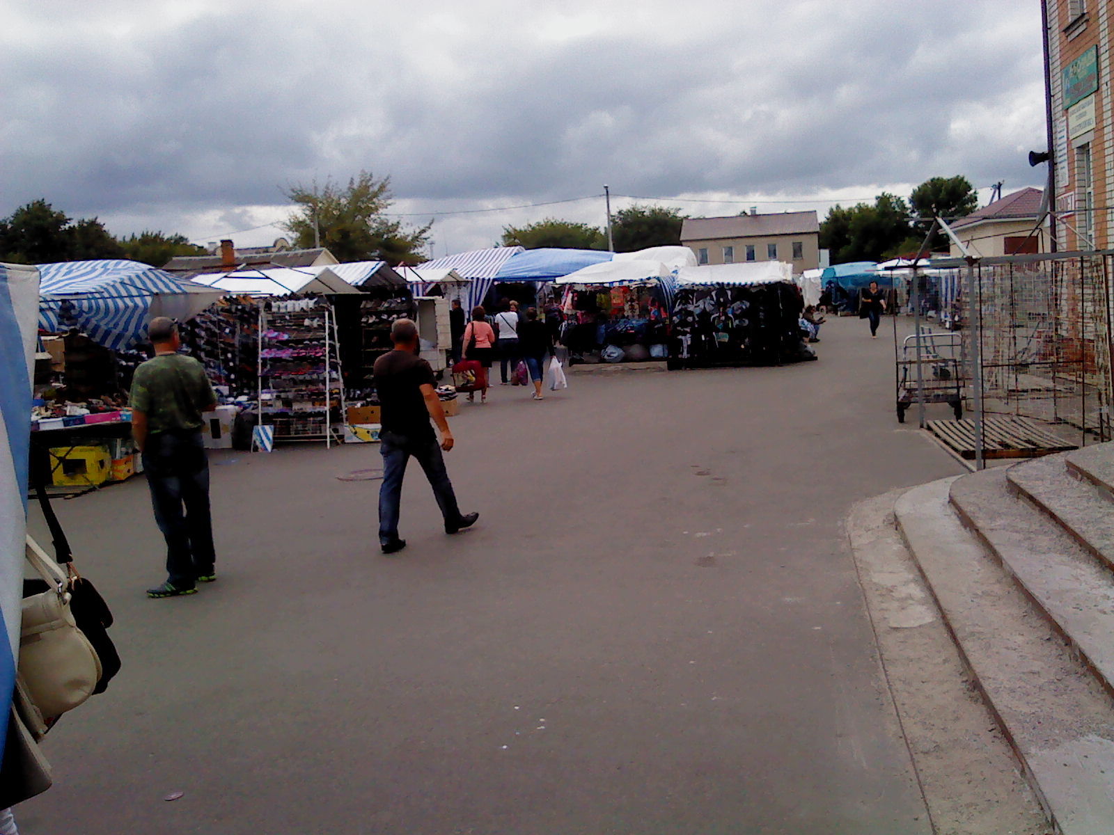 There is a market, but there is no market. Luninets - My, Bazaar, It Was-It Was, Photo, Luninets, Republic of Belarus