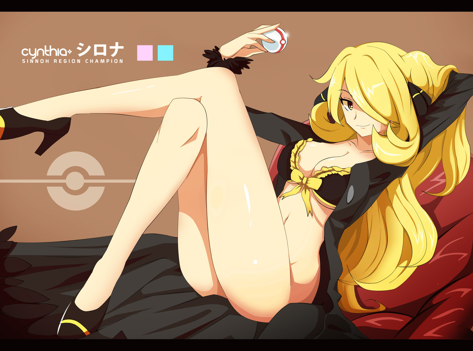 Girls of the pokemon world. Some art (including strawberry ones) - NSFW, Pokemon, Girls, Art, Rule 34, Foot fetish, Shibari, Longpost