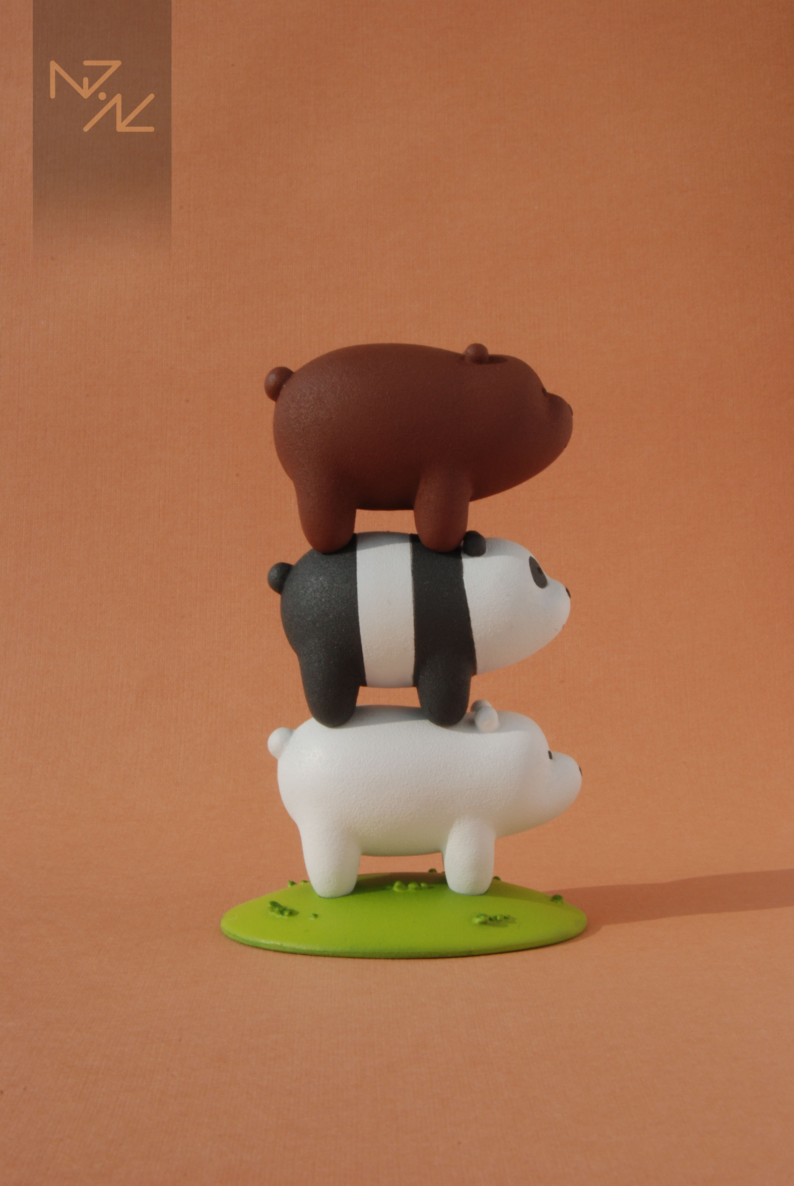 We Bare Bears - My, We Bare Bears, Sculpture, Toys, Cartoons, , Figurines, Longpost