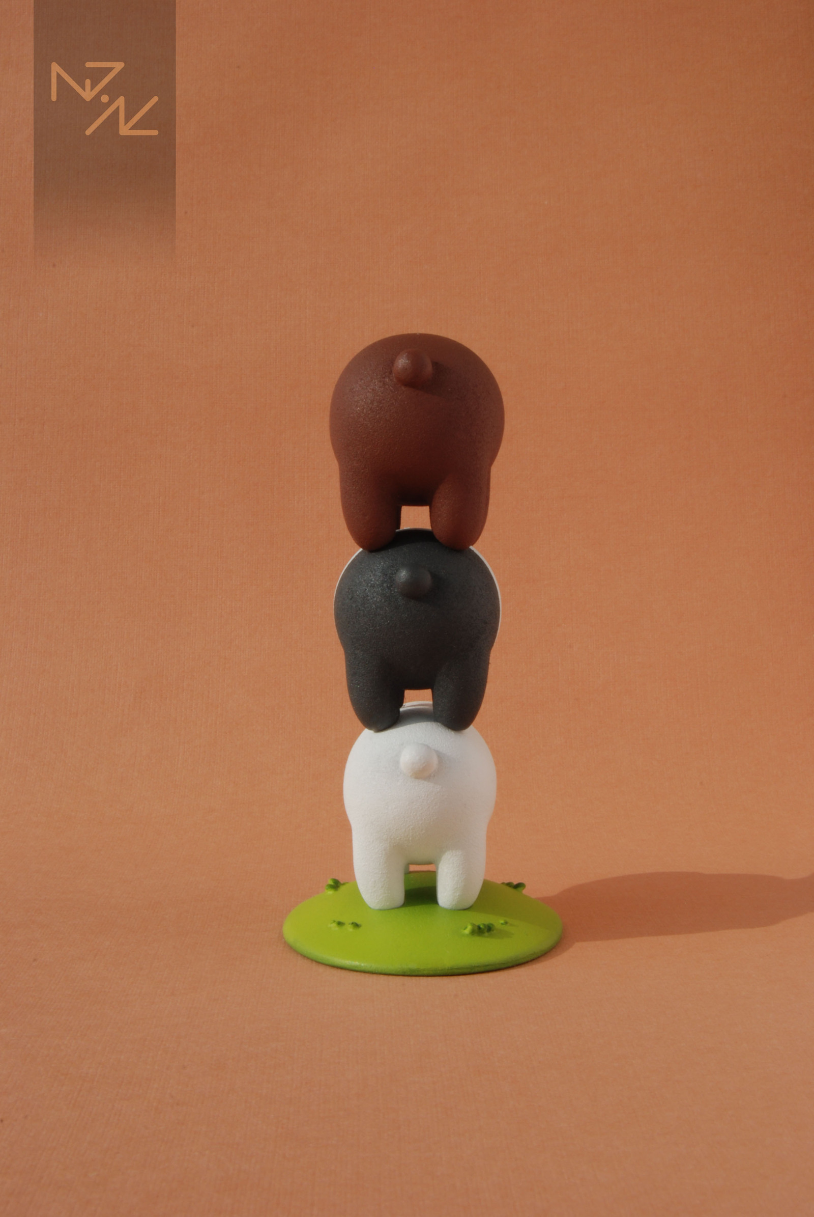 We Bare Bears - My, We Bare Bears, Sculpture, Toys, Cartoons, , Figurines, Longpost