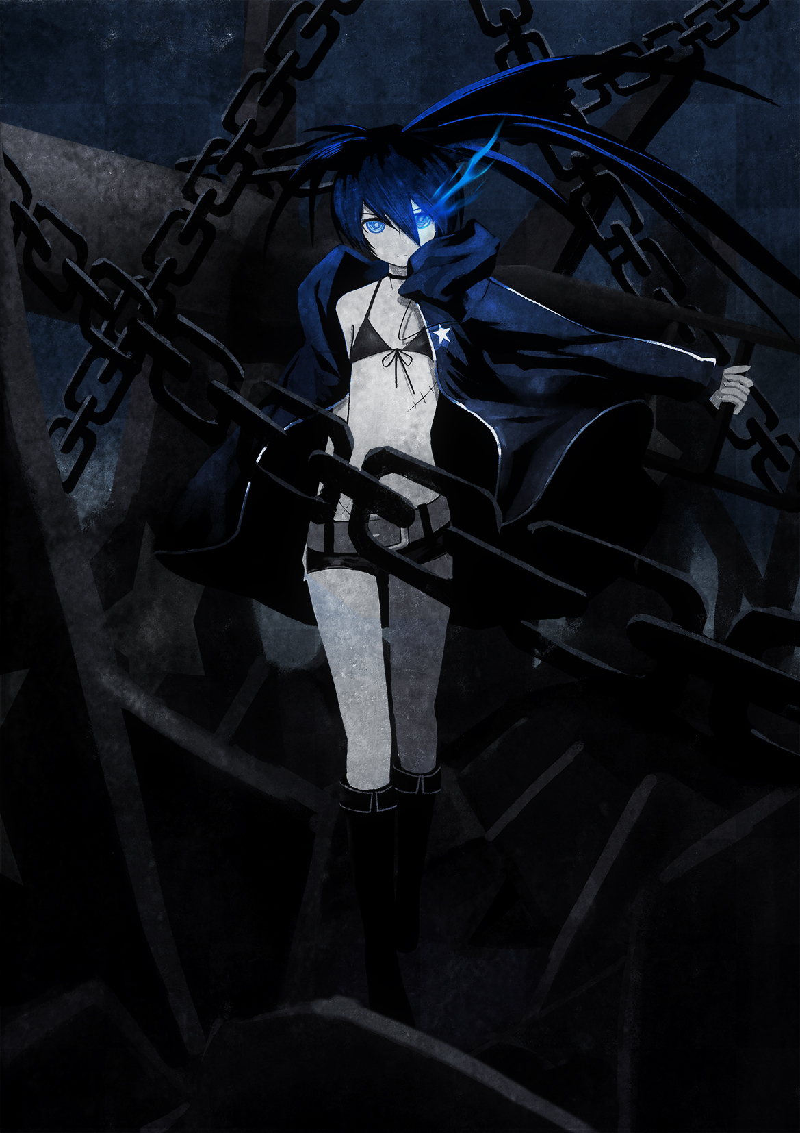 Anime art №60 - Anime Art, Vocaloid, Black Rock Shooter, Tianya beiming, Аниме, Арт