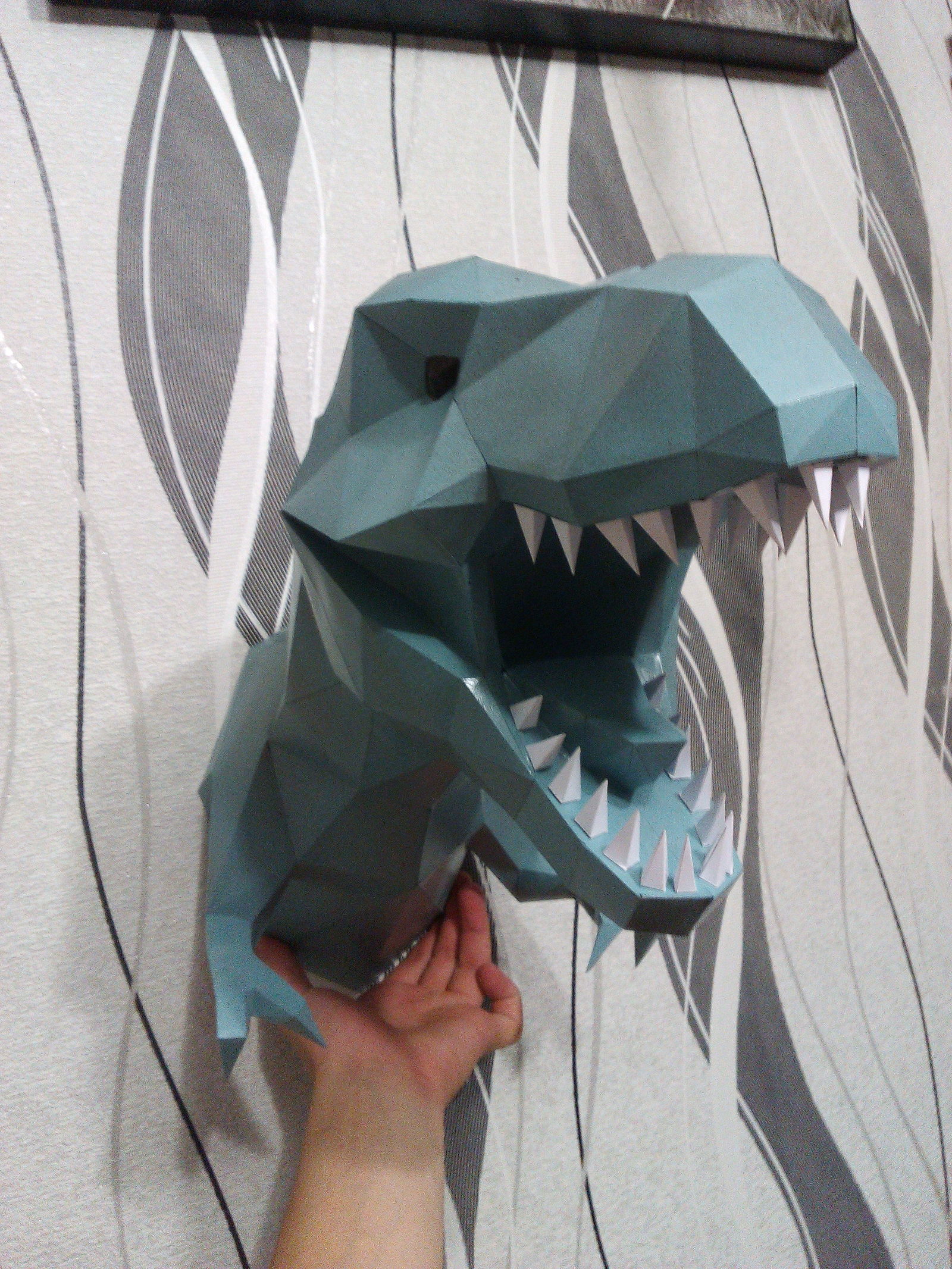 T-Rex - Моё, Pepakura, Papercraft, Динозавры, Тираннозавр