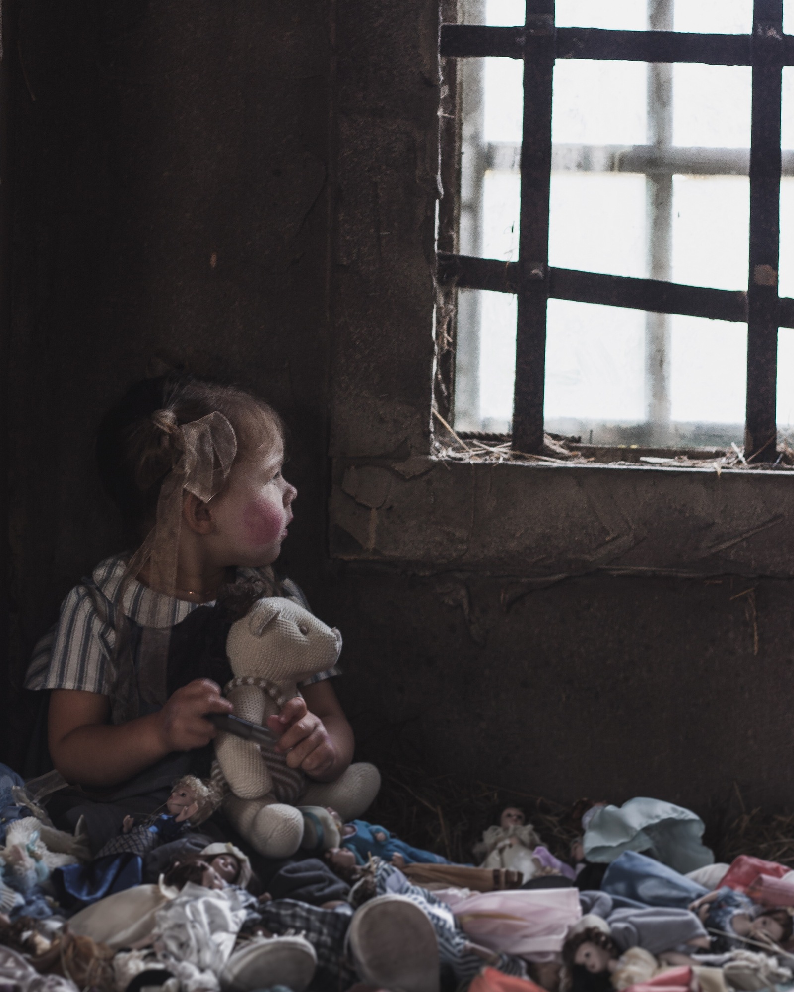 Some children's thematic photography. - My, Children, Doll, Retro, Photo, Baby photo, Longpost