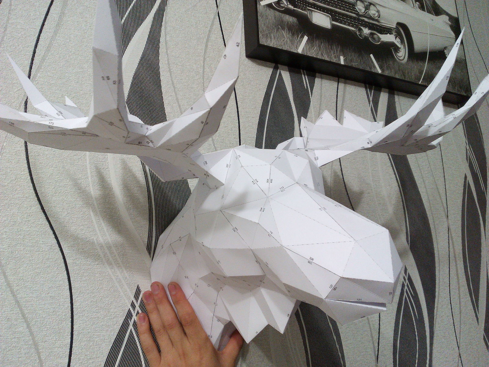 Elk - My, Pepakura, Papercraft, Elk