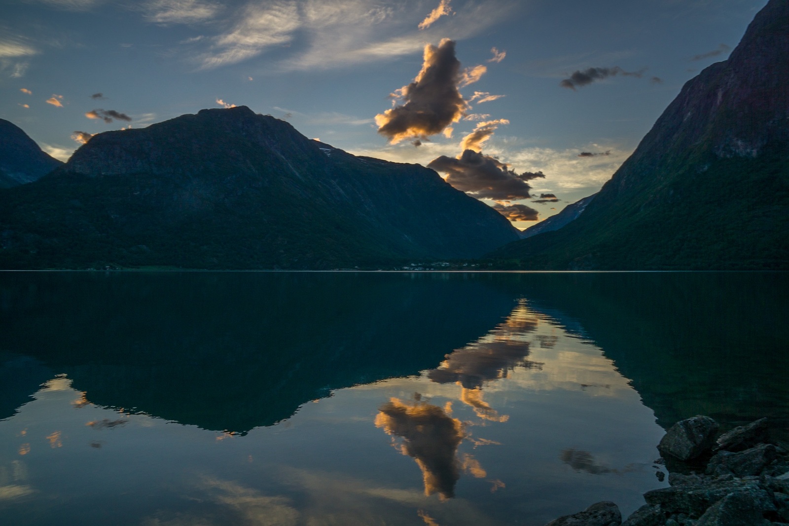 Reflection... love reflection - My, Reflection, Norway, Sony a6000, Nforester, Fjords