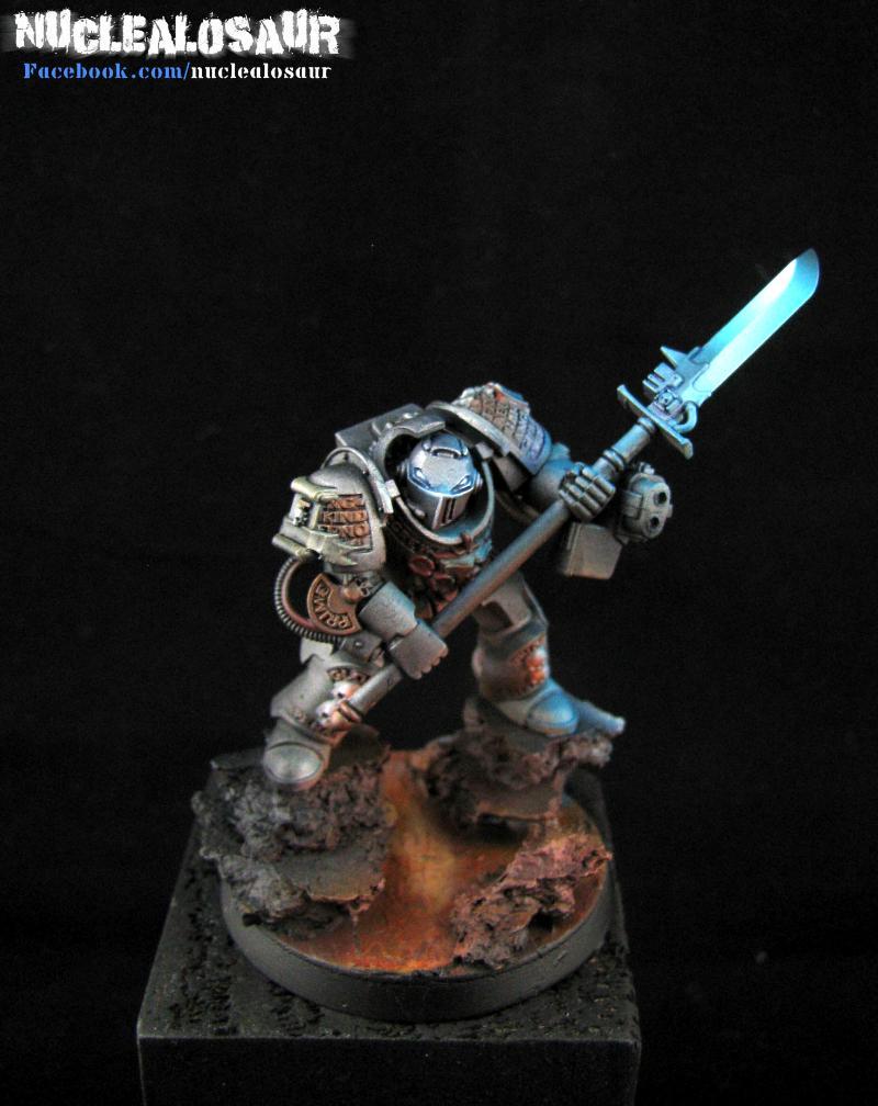 Gray knights - Warhammer 40k, Longpost, Modeling, Painting, Miniature, Gray knights