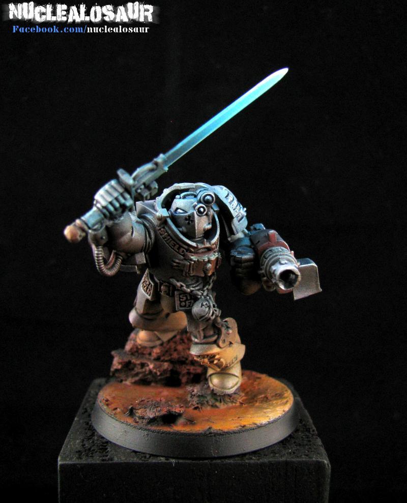 Gray knights - Warhammer 40k, Longpost, Modeling, Painting, Miniature, Gray knights