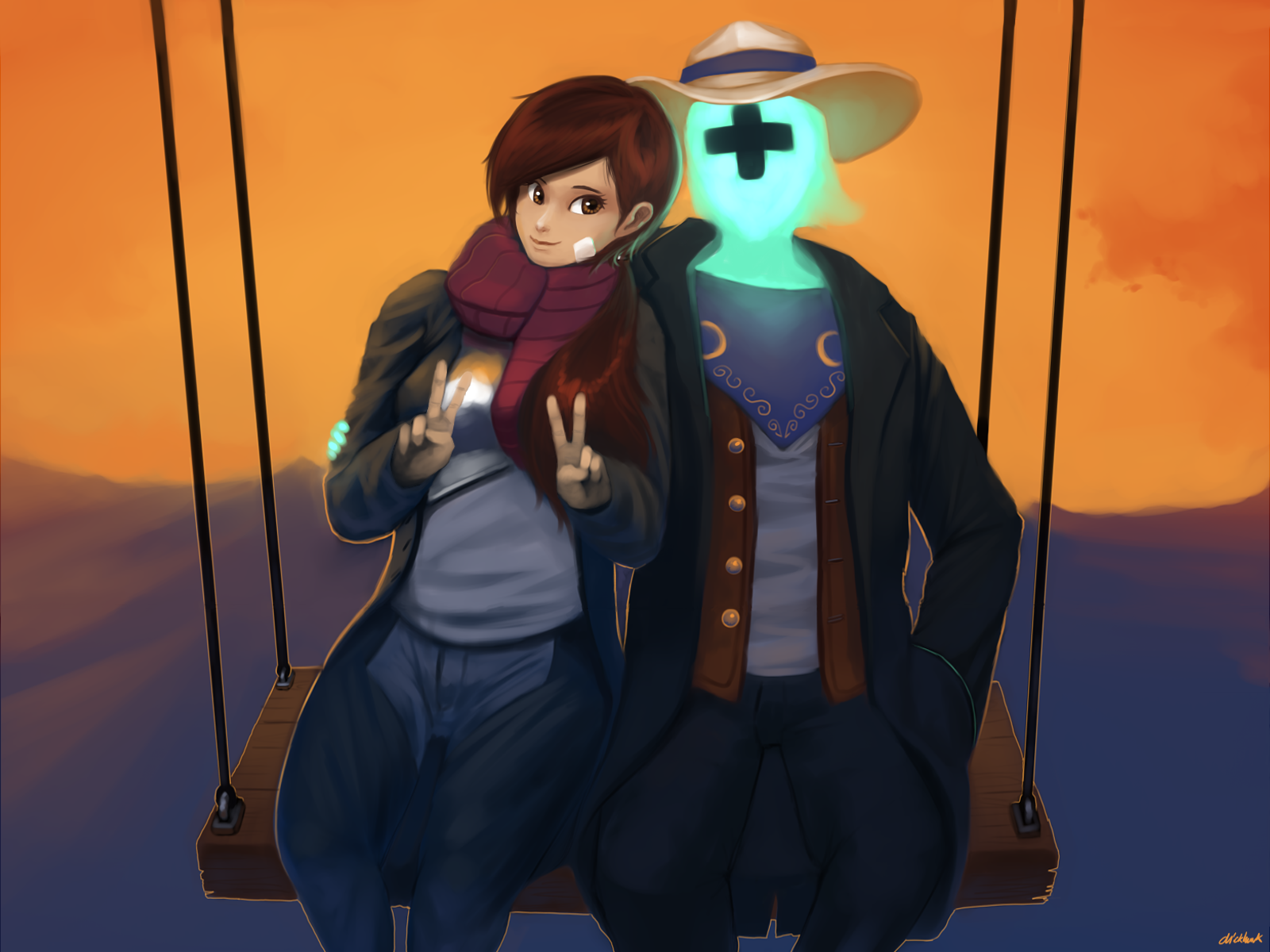 Commisson Jett And Vex - Chickhawk96, DeviantArt, Арт, Starbound