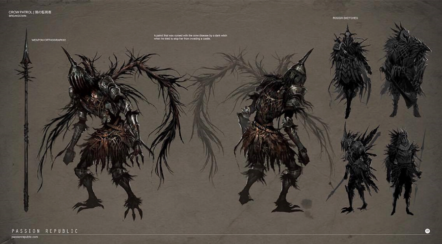 Some concepts from Dark Souls - Computer games, Dark souls, Art, Longpost