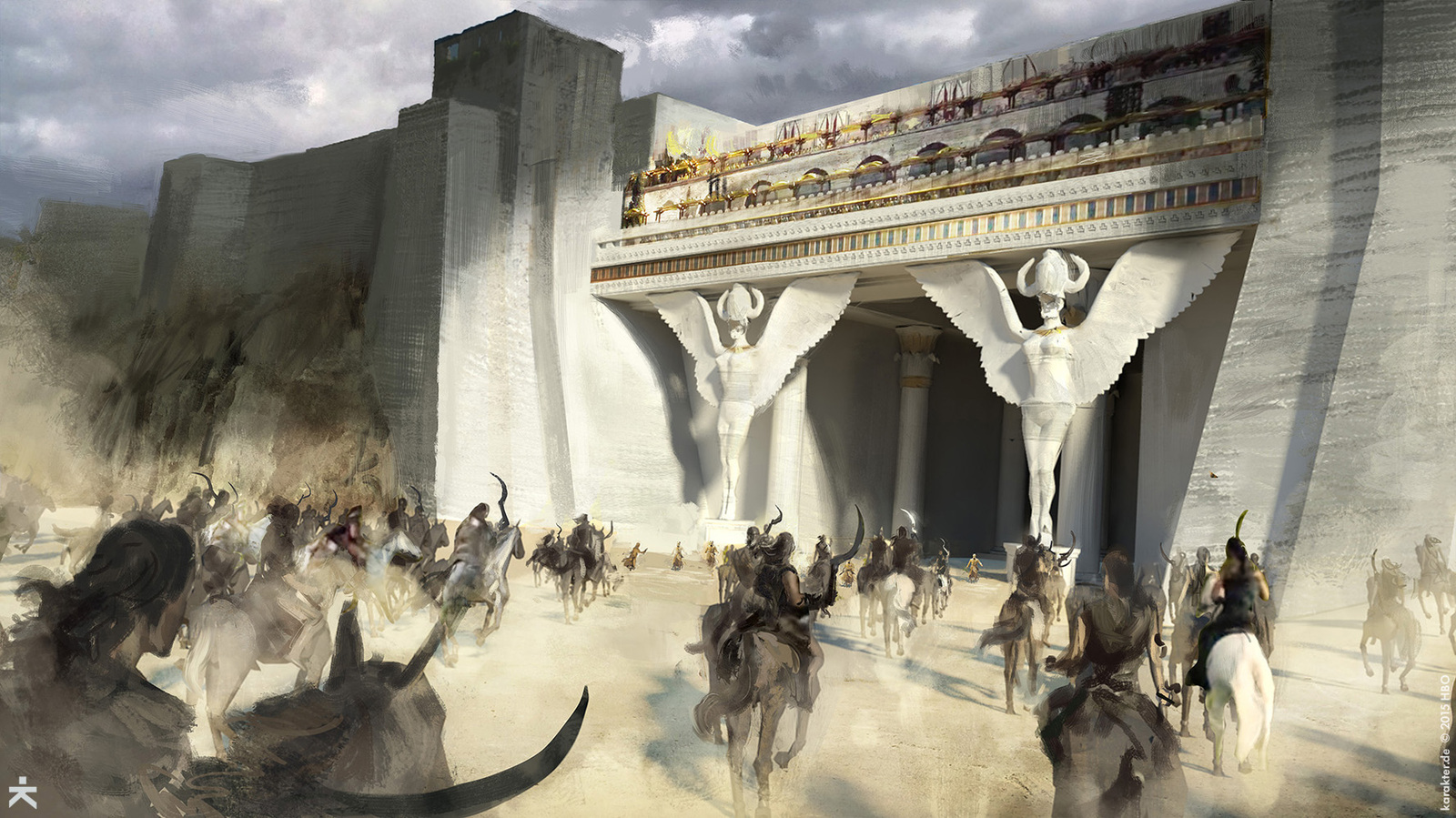 Game of Thrones season 6 concept art - Game of Thrones, Concept Art, Serials, Longpost, Spoiler