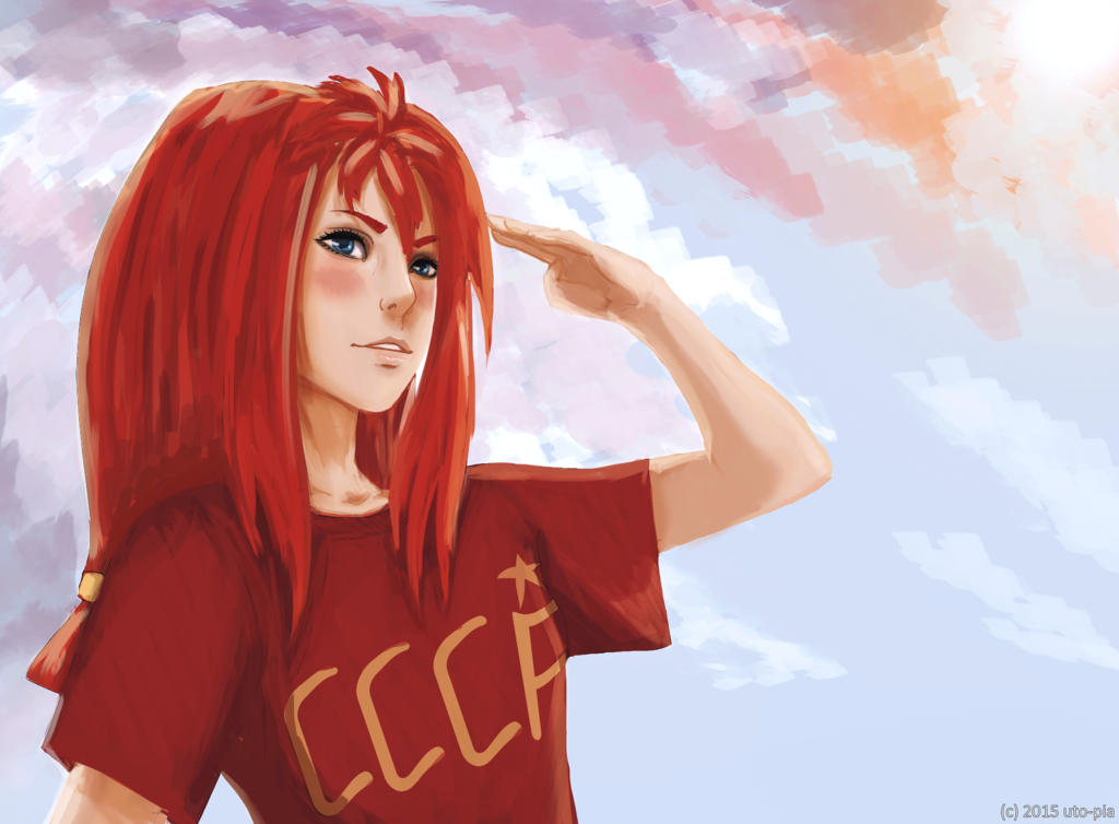 Ulyana - Endless summer, Anime, Not anime, Ulyana, Ussr-Tyan